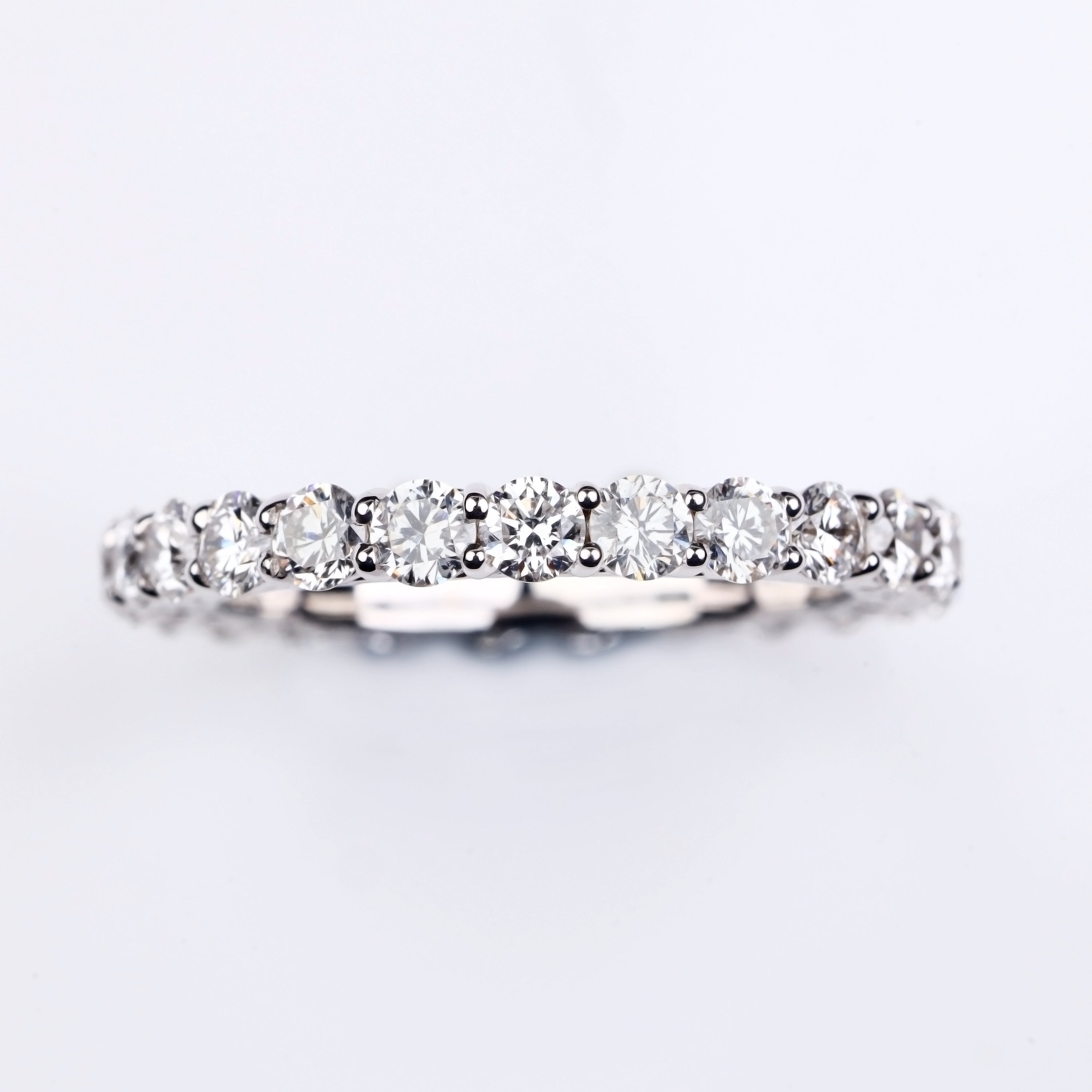 Round Diamond Eternity Band