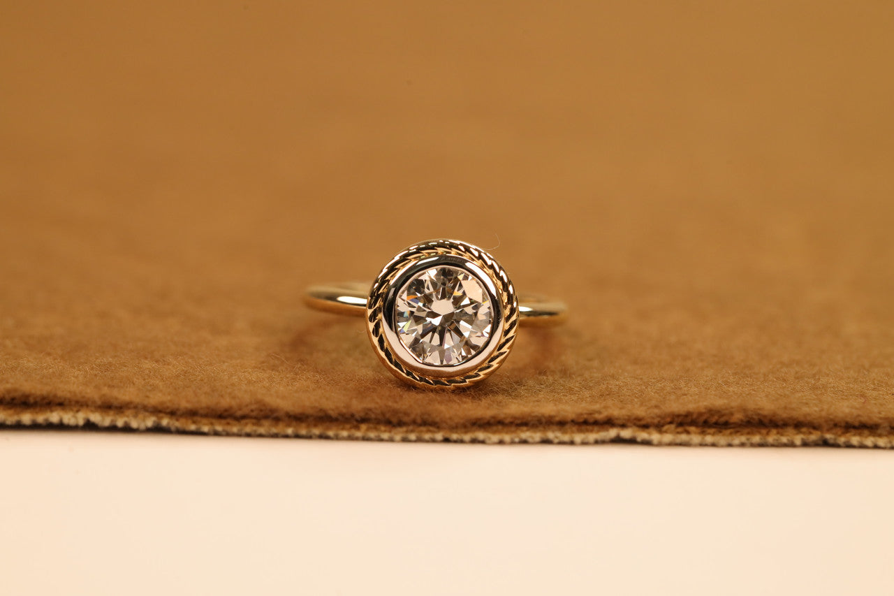 Round Brilliant Lab Grown Diamond Solitaire Ring