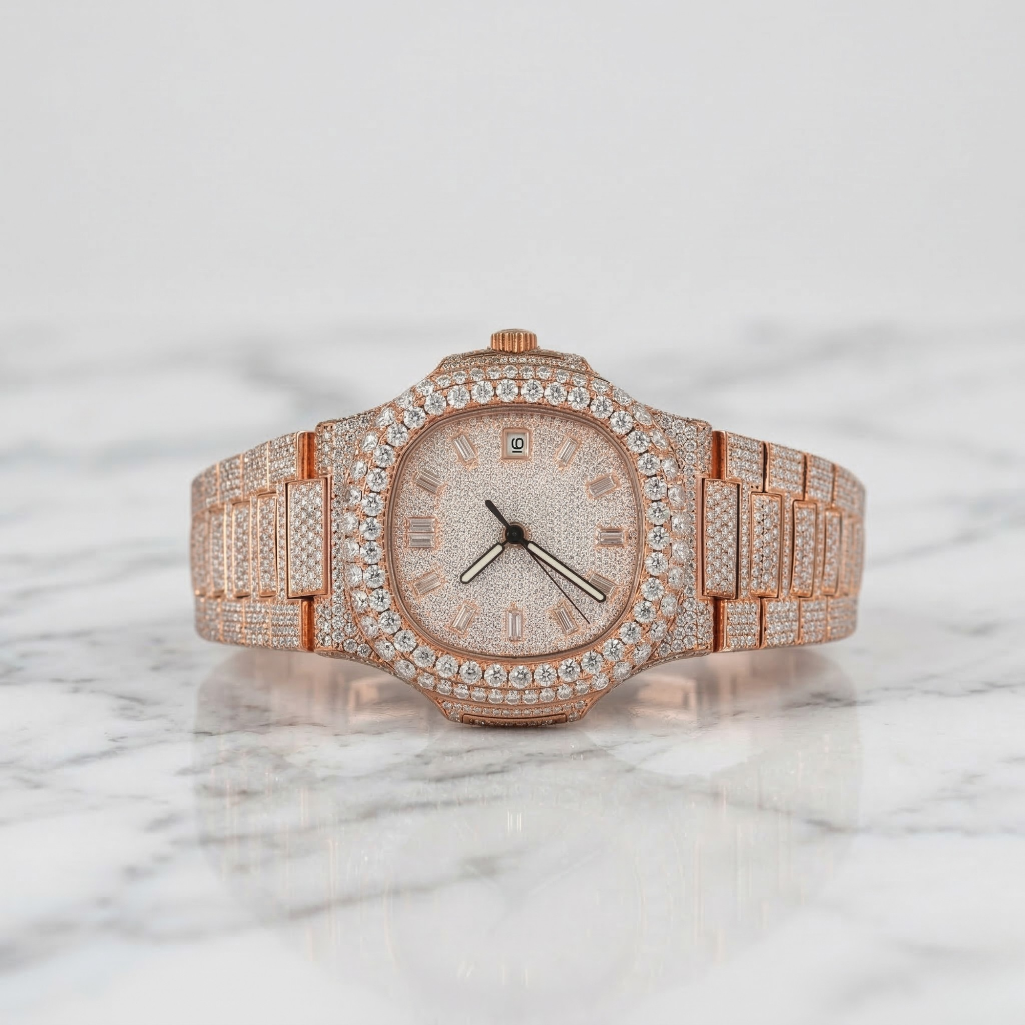 The "Excellence" Edition: VVS Moissanite Iced Out Luxury Watch