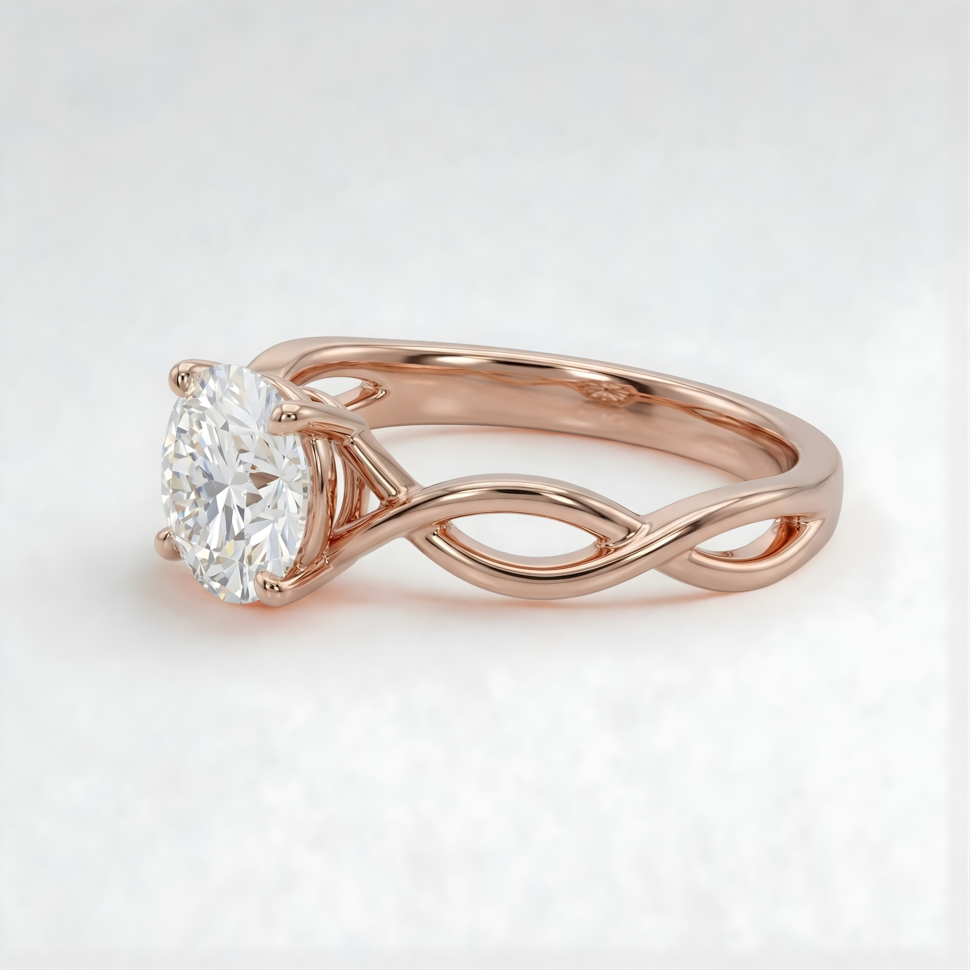 Round Cut Solitaire Diamond Engagement Ring