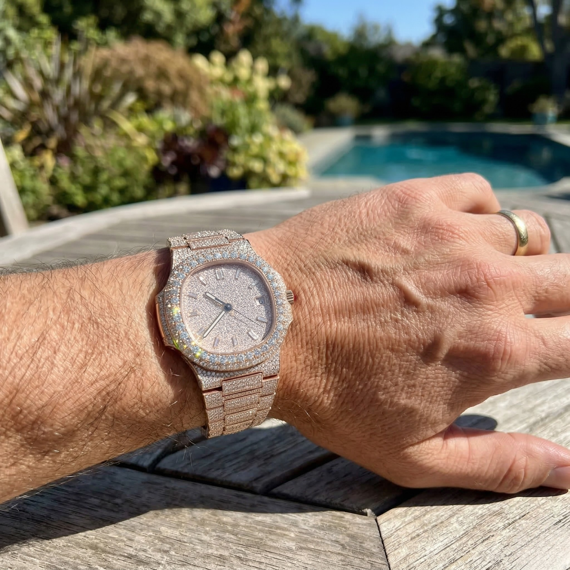 The "Excellence" Edition: VVS Moissanite Iced Out Luxury Watch