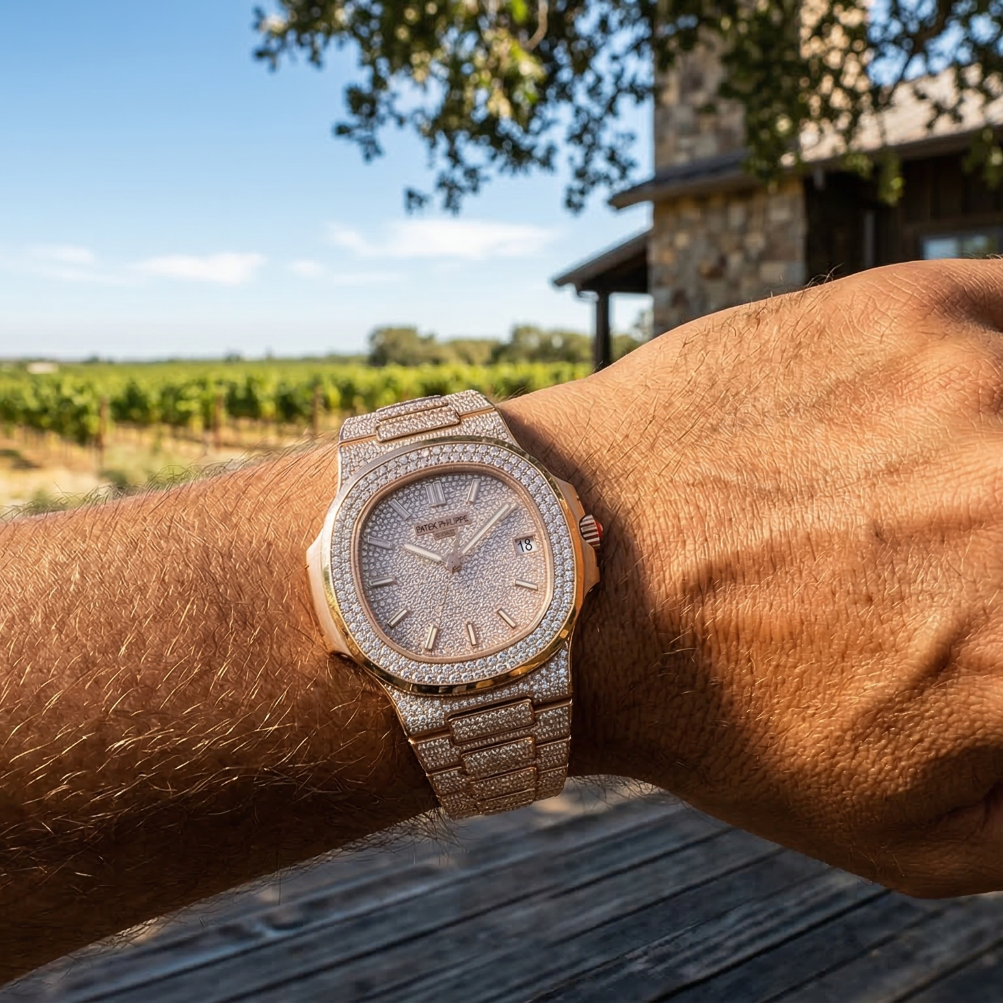 The "Excellence" Edition: VVS Moissanite Iced Out Luxury Watch