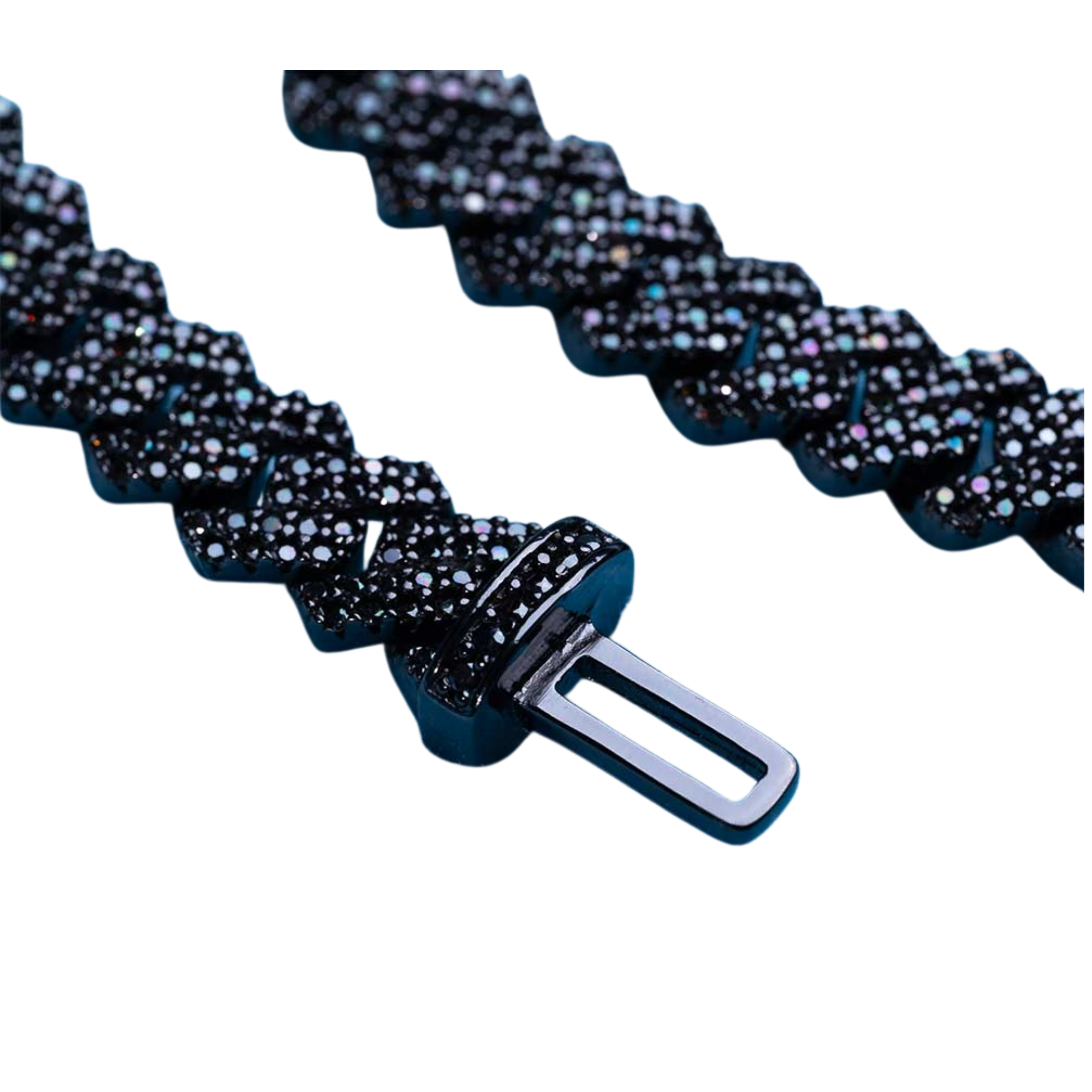 Iced Out 8MM Black Moissanite Miami Cuban – VVS Flawless | Excellent Jewels
