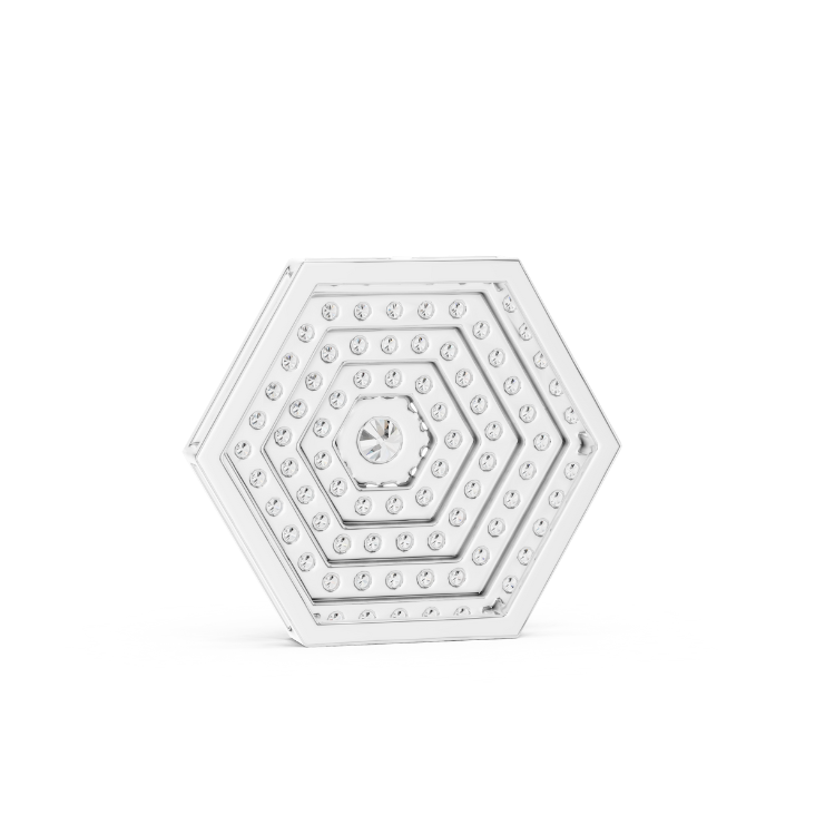 Diamond Cluster Pendant Necklace | 0.60ct Round E VS1 Natural Diamonds | Dainty Gold Necklace Gift for Her