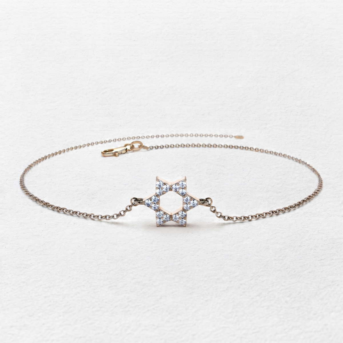 Geometric Star Diamond Bracelet