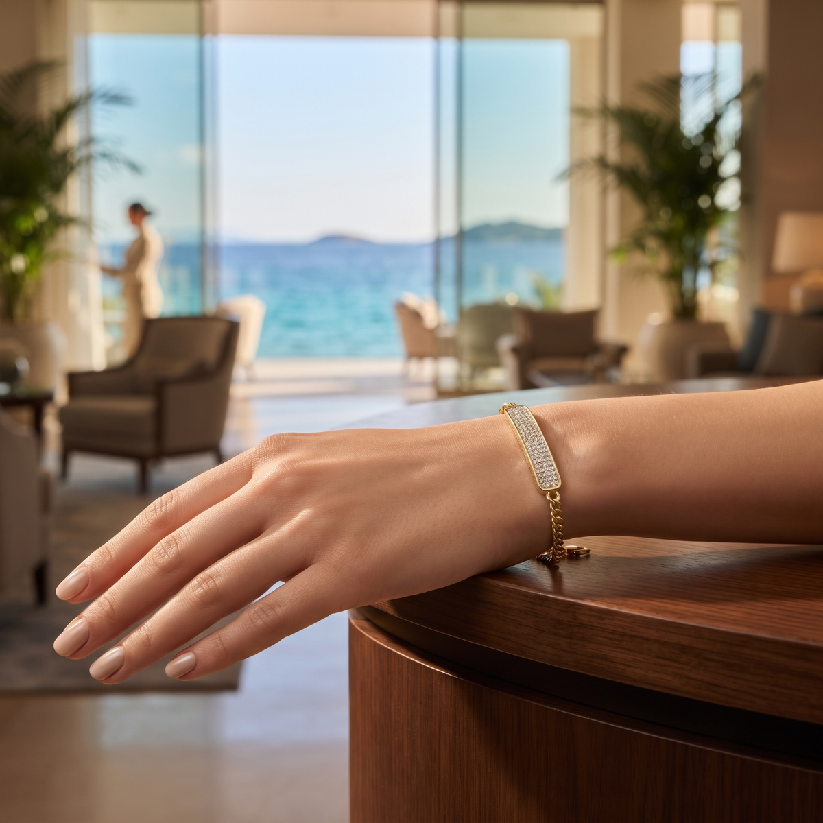 Classic Diamond Bar Bracelet