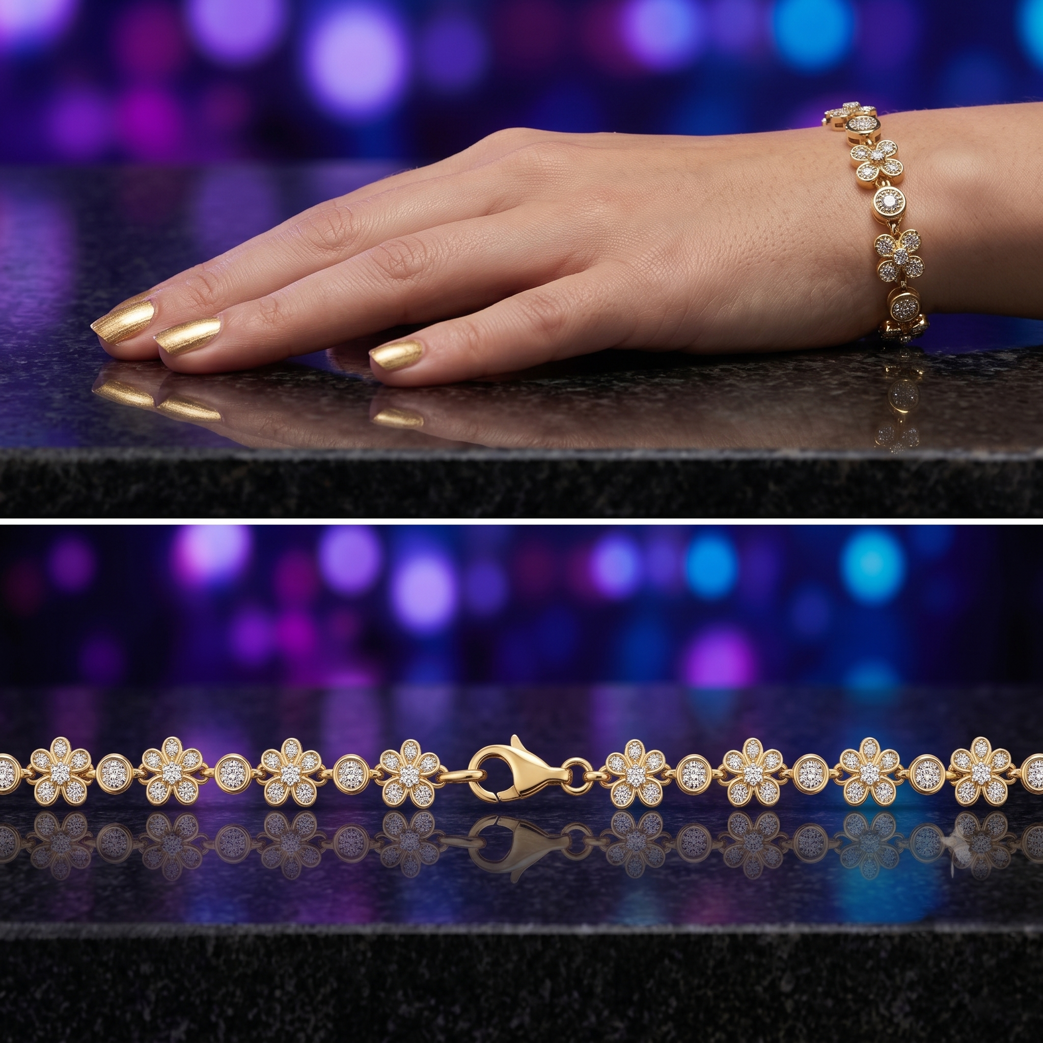 Station Diamond Bracelet