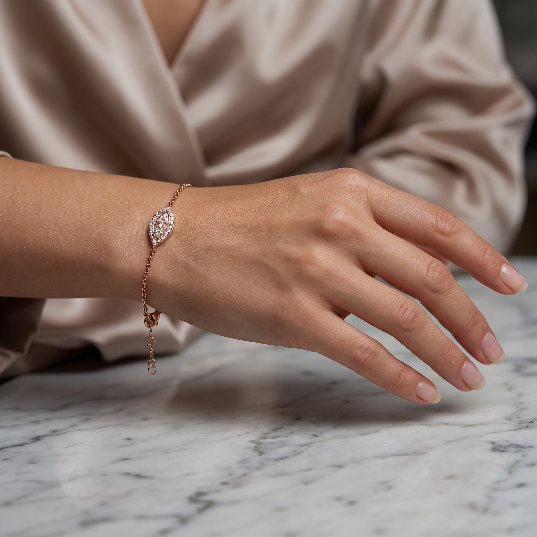 Floral Diamond Bracelet