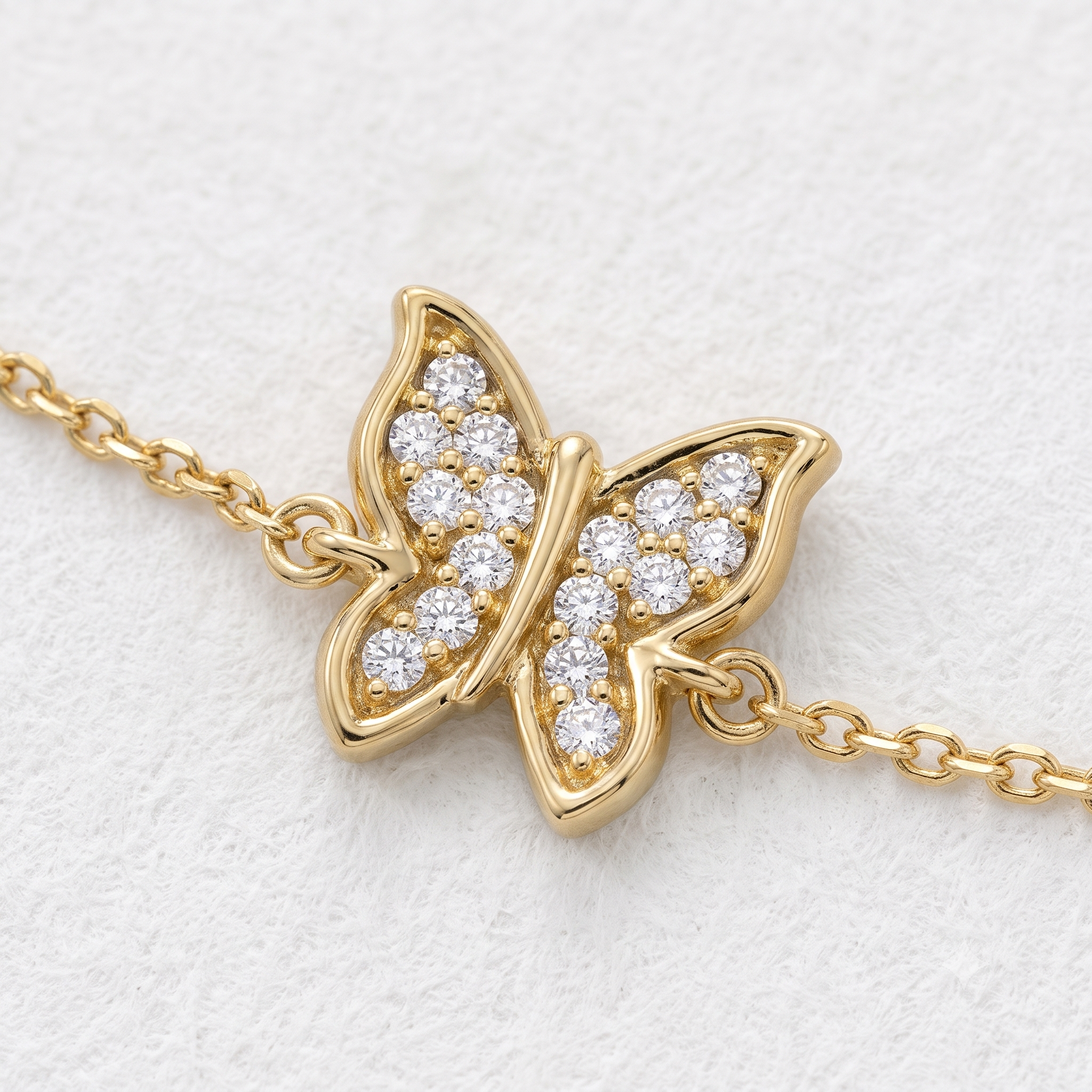 Butterfly Diamond Bracelet