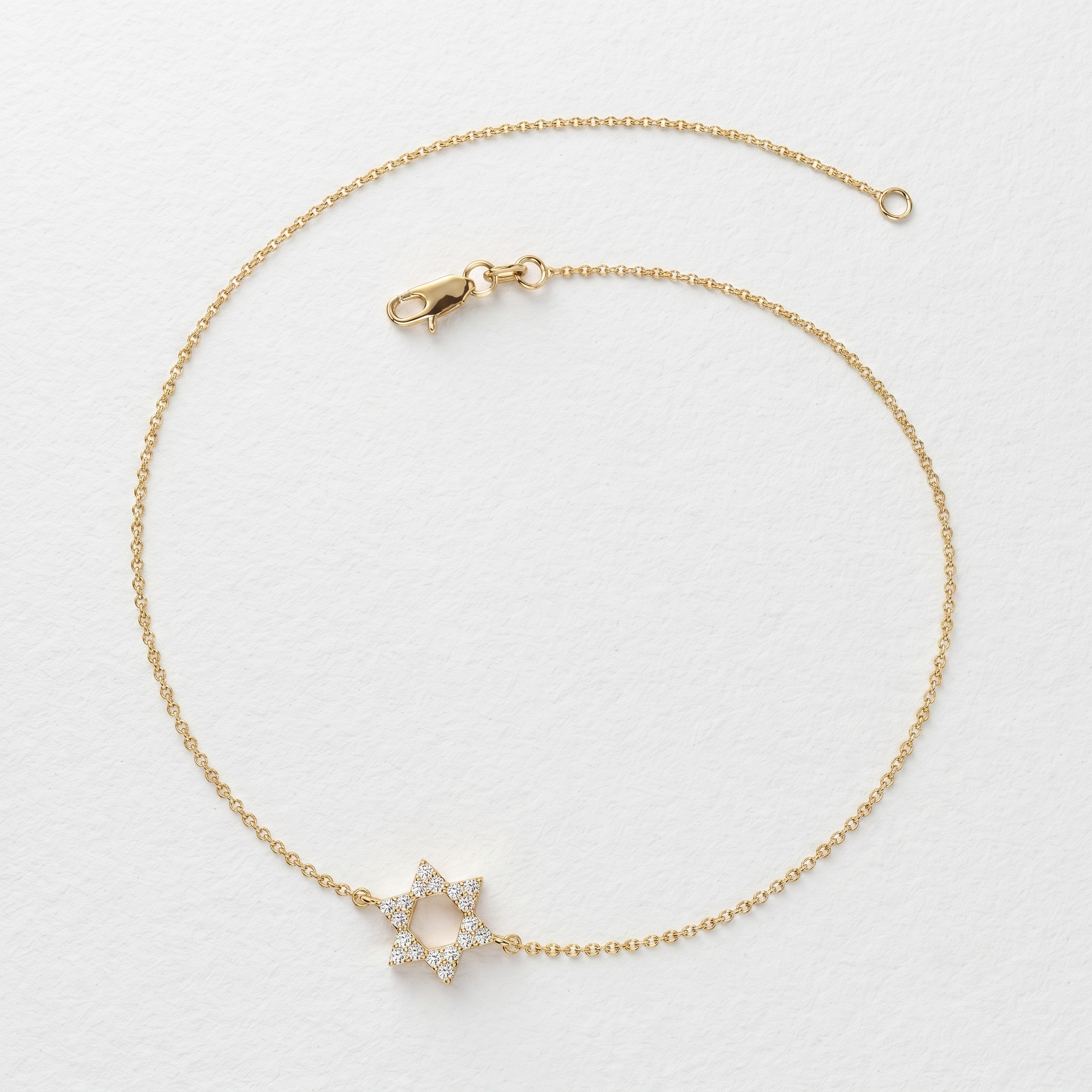 Geometric Star Diamond Bracelet