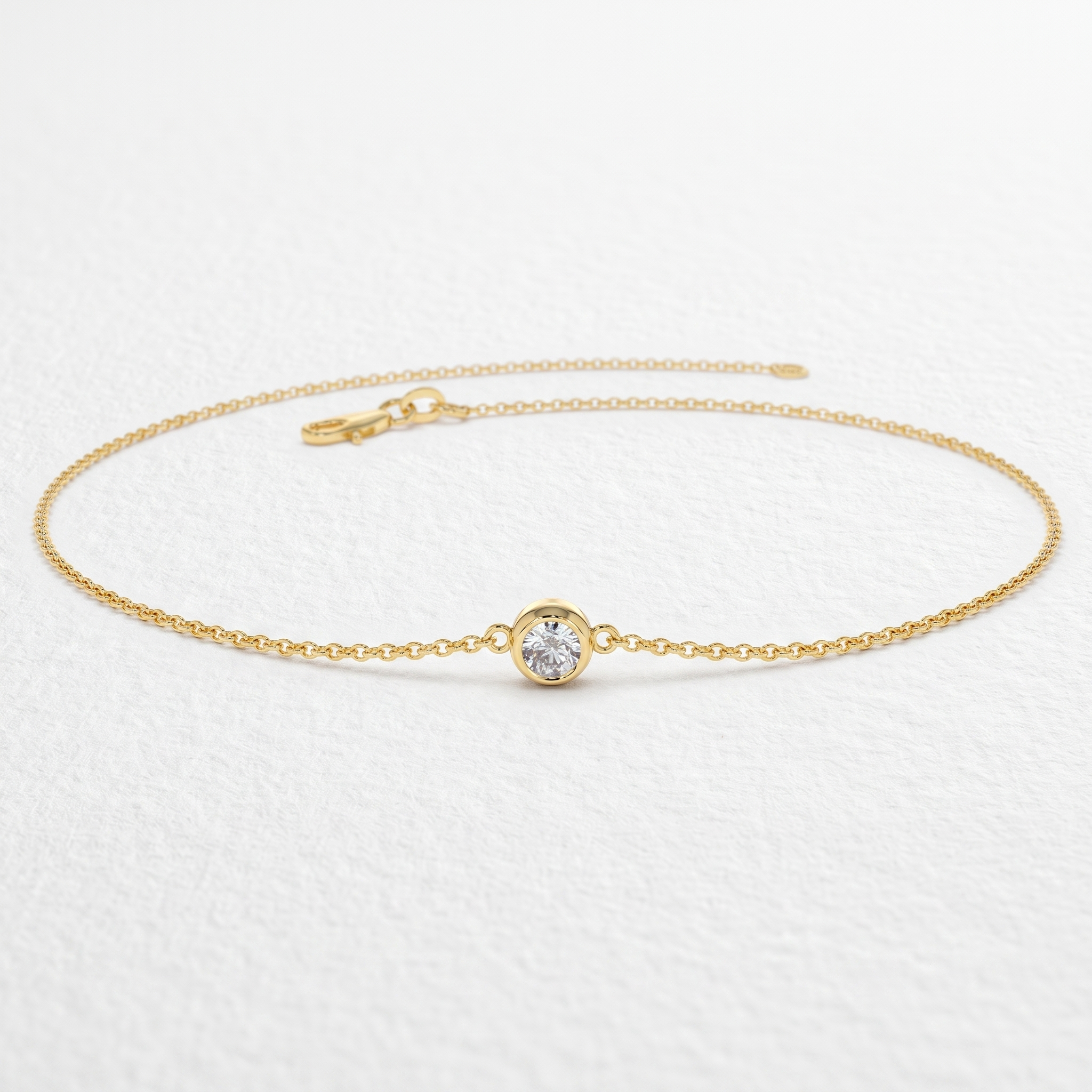 Solitaire Diamond Bracelet