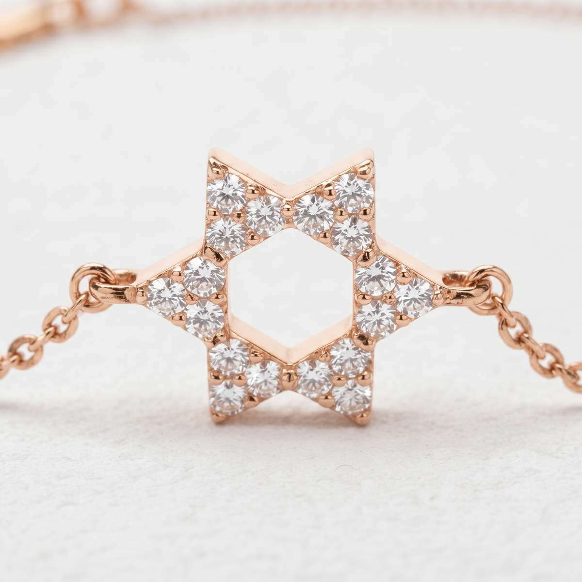 Geometric Star Diamond Bracelet