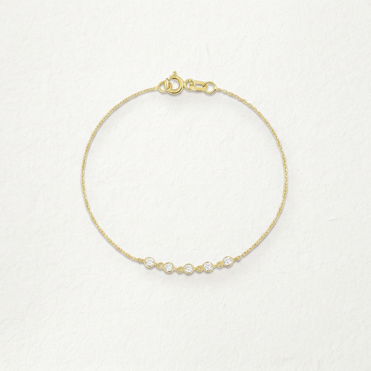 Five-Stone Diamond Station Bracelet