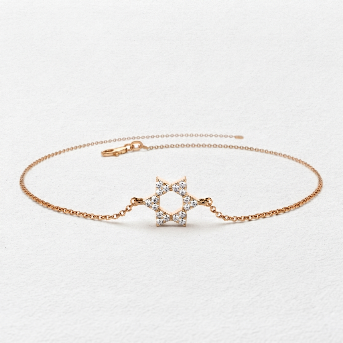 Geometric Star Diamond Bracelet