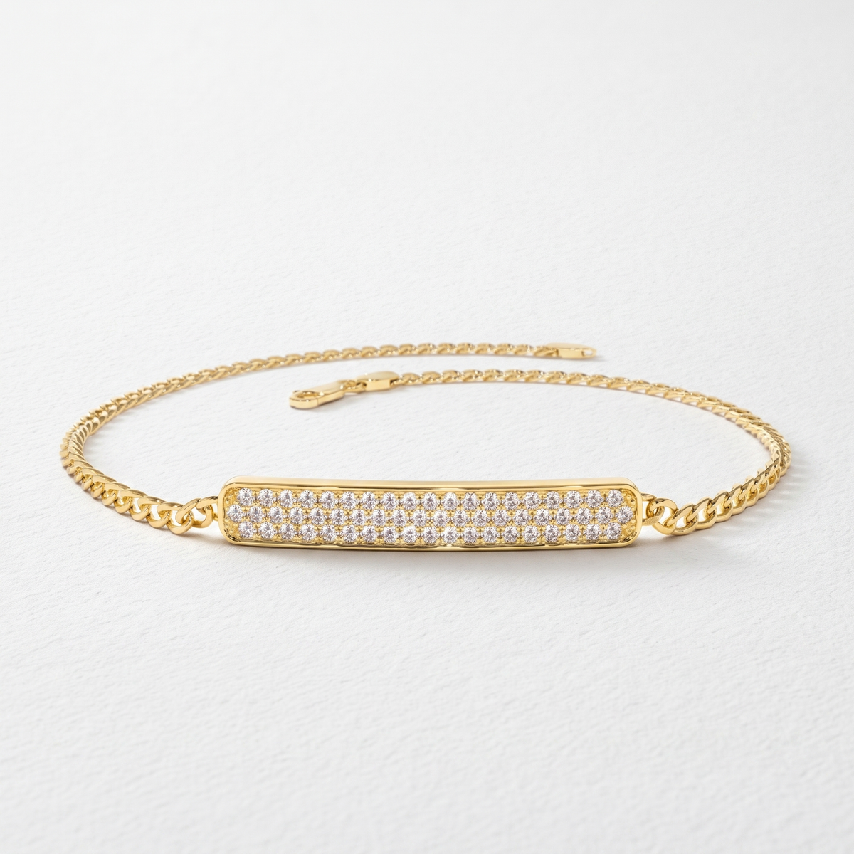 Classic Diamond Bar Bracelet