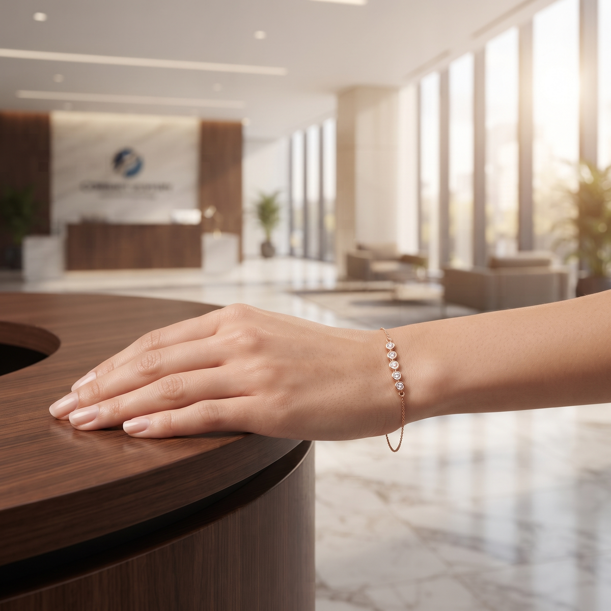 Five-Stone Diamond Station Bracelet
