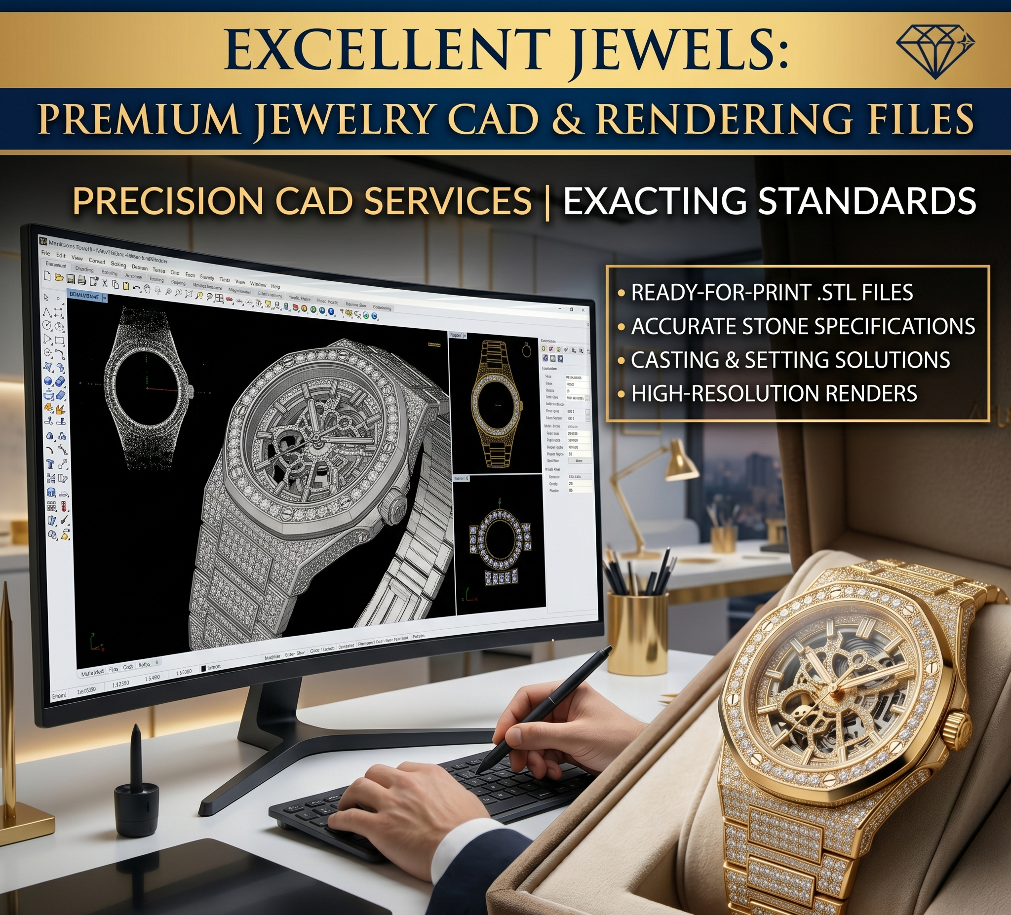 JEWELLERY CAD FILE