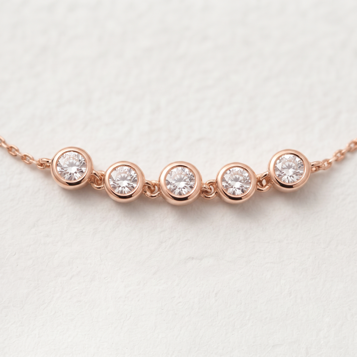 Five-Stone Diamond Station Bracelet