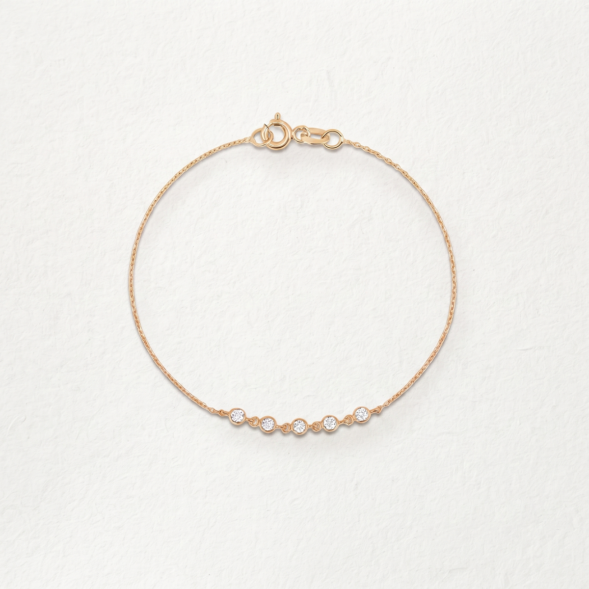 Five-Stone Diamond Station Bracelet