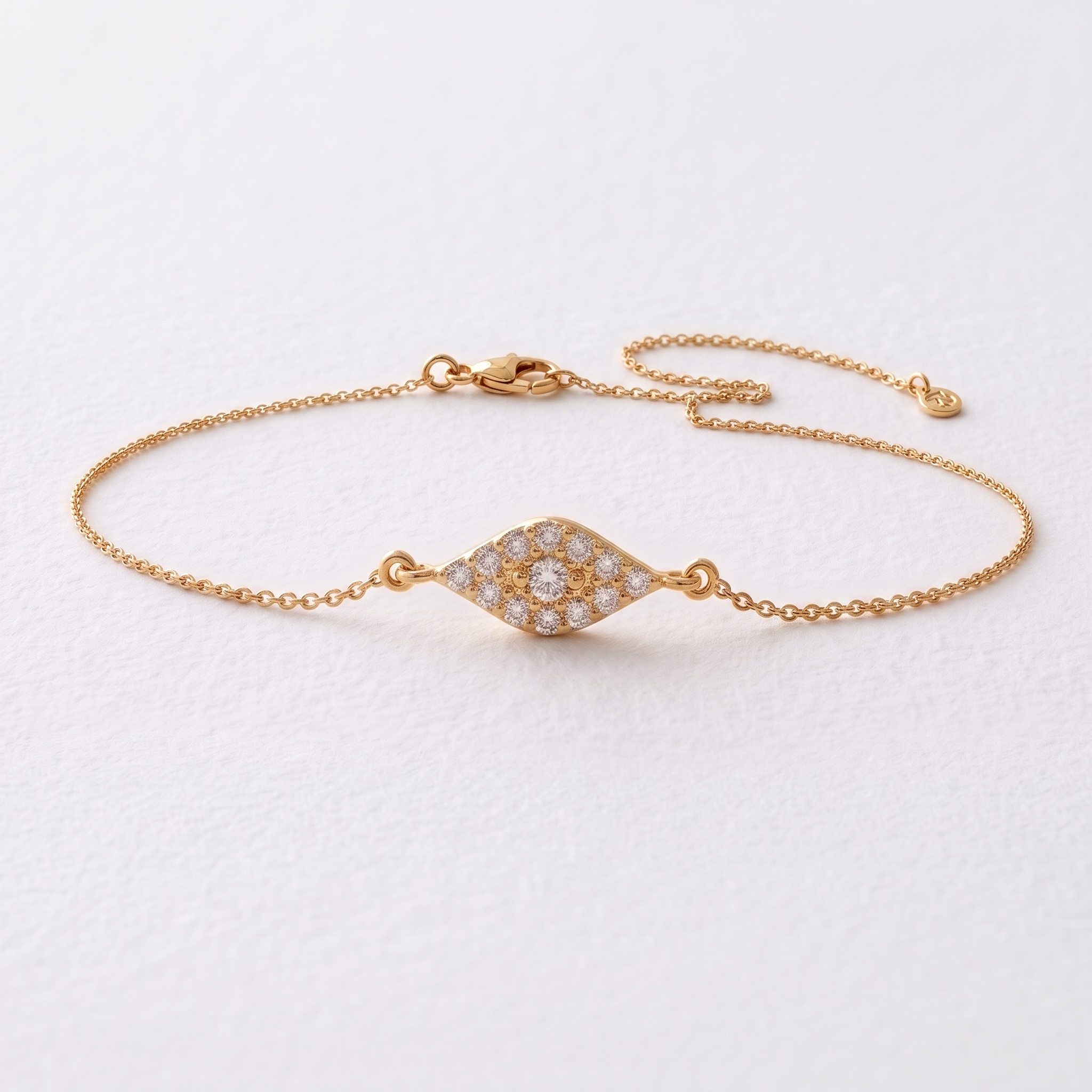 Floral Diamond Bracelet