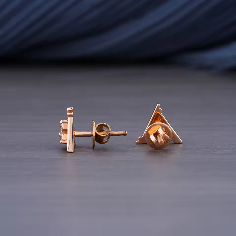 0.26 CT Lab Grown Round Brilliant Diamond Stud Earrings