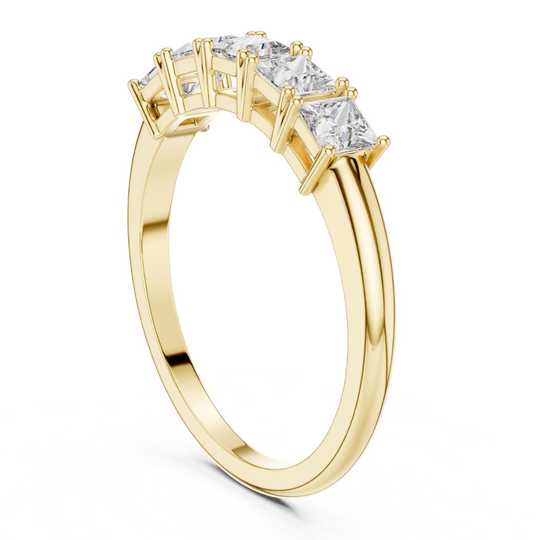 0.65ct Princess Cut Diamond Ring | E VS1 Lab Grown Solitaire | Elegant Engagement & Bridal Jewelry
