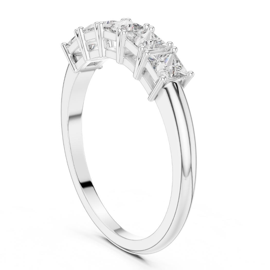 0.65ct Princess Cut Diamond Ring | E VS1 Lab Grown Solitaire | Elegant Engagement & Bridal Jewelry