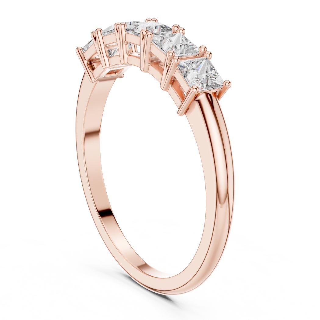 0.65ct Princess Cut Diamond Ring | E VS1 Lab Grown Solitaire | Elegant Engagement & Bridal Jewelry