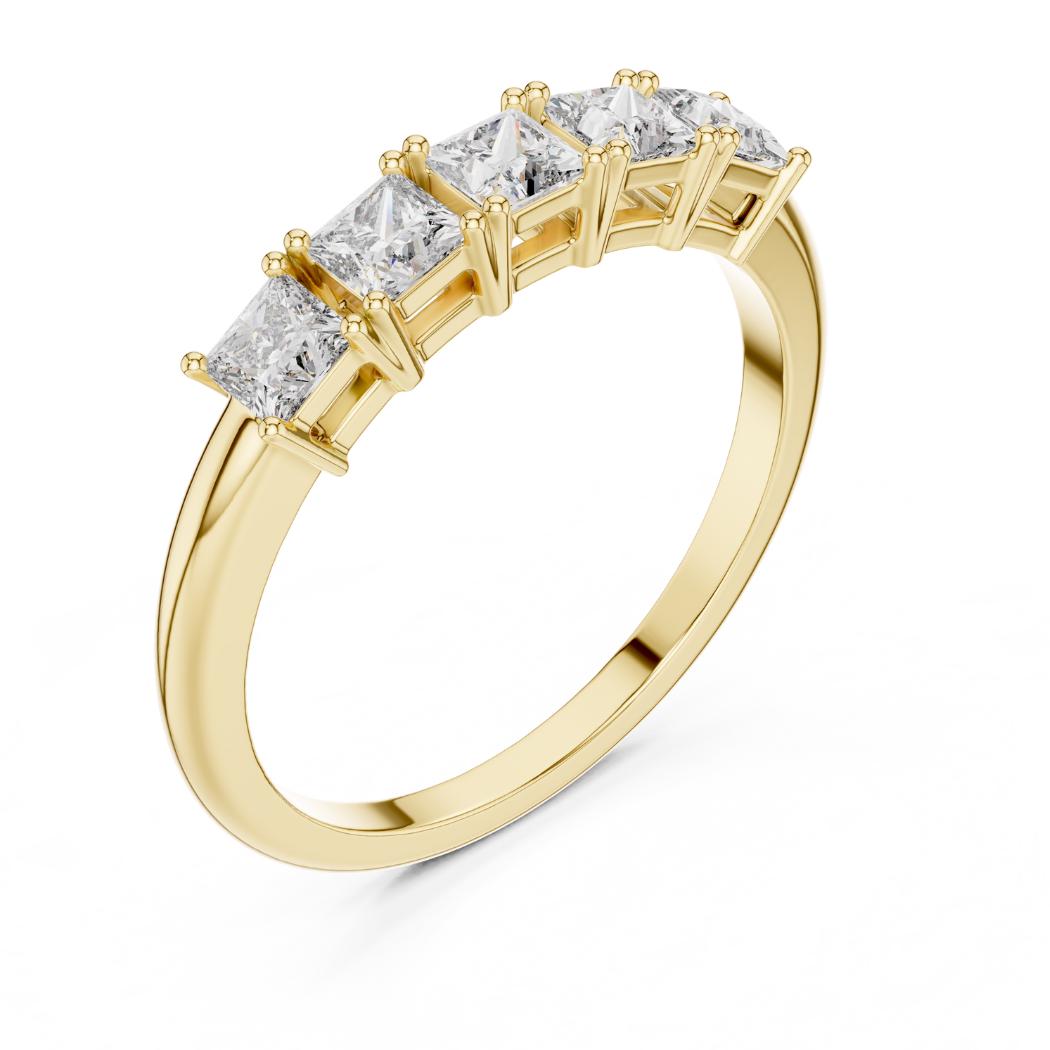 0.65ct Princess Cut Diamond Ring | E VS1 Lab Grown Solitaire | Elegant Engagement & Bridal Jewelry