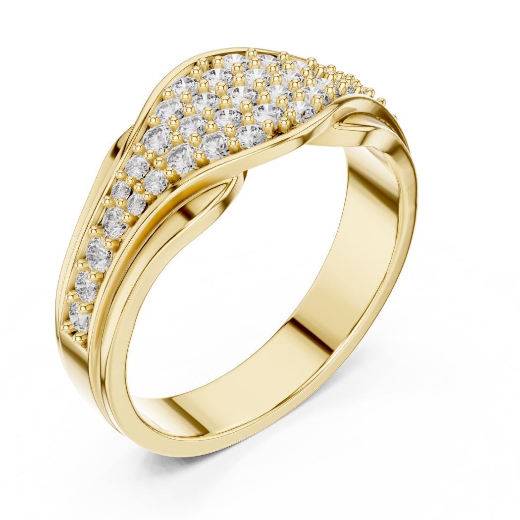 0.31ct Round Diamond Eternity Ring | E VS1 Lab Grown Diamond Band | Classic Wedding & Anniversary Jewelry