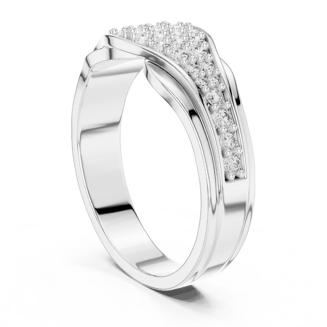 0.31ct Round Diamond Eternity Ring | E VS1 Lab Grown Diamond Band | Classic Wedding & Anniversary Jewelry