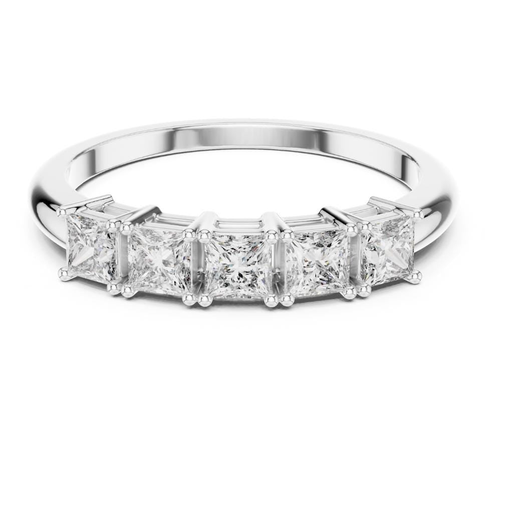 0.65ct Princess Cut Diamond Ring | E VS1 Lab Grown Solitaire | Elegant Engagement & Bridal Jewelry